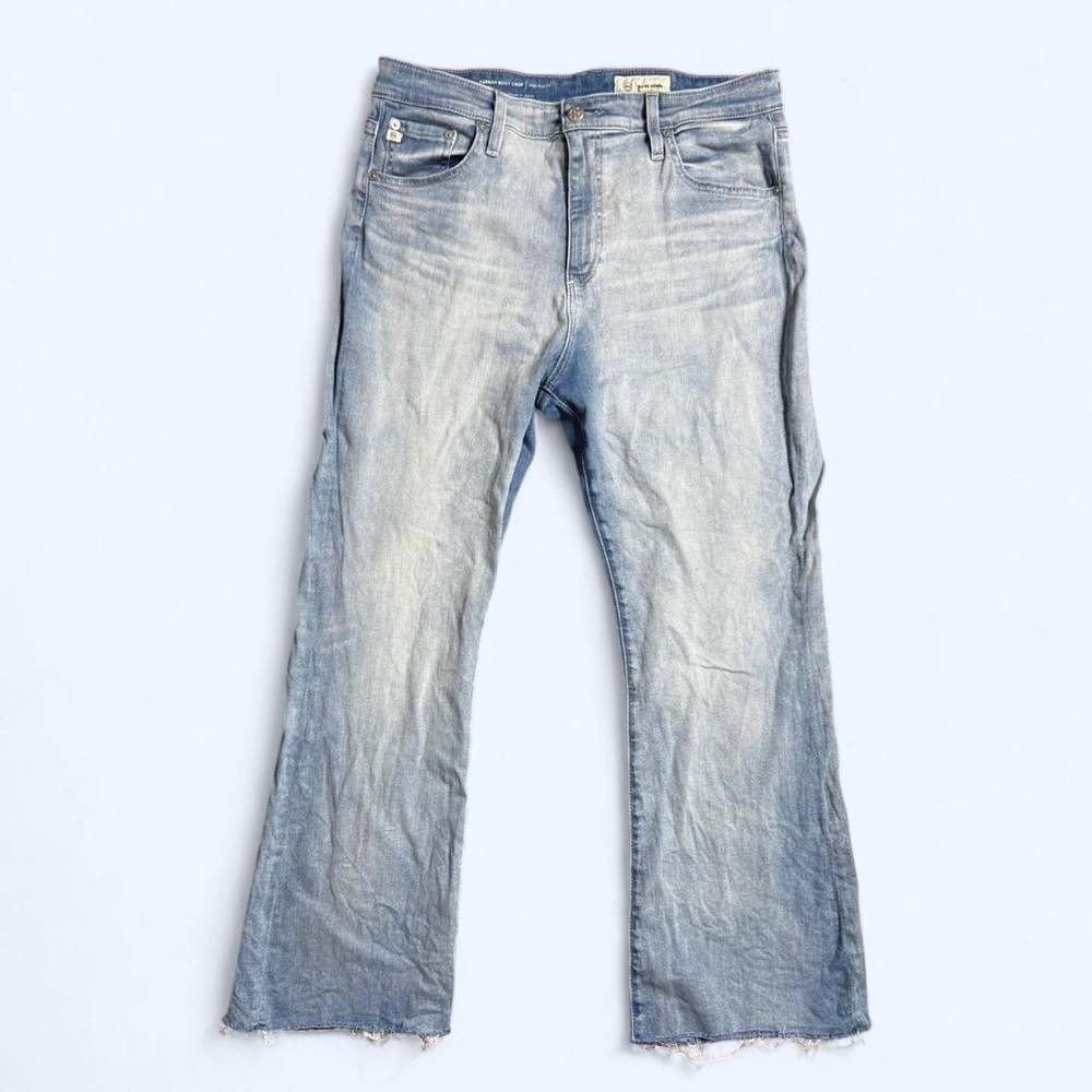 Ag Farrah Boot Crop High Rise Jeans